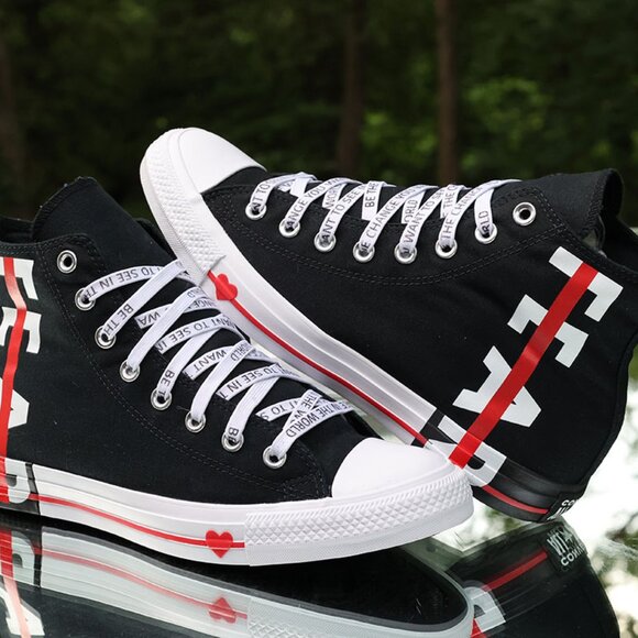 Converse Chuck Taylor All Star Hi Fear Love - Picture 7 of 13